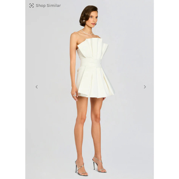 Retrofete Annette Strapless Mini Dress NWT Size S - Picture 3 of 7